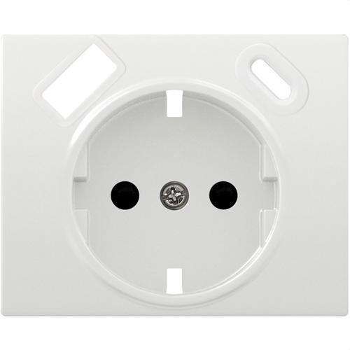 Schuko-pistorasian kansi USB-C-laturilla valkoinen Iris viitenumerolla 18724-USBC brändiltä BJC