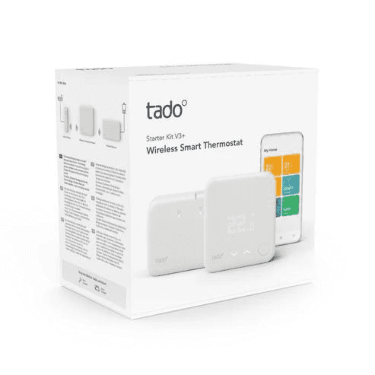 TADOº V3+ langaton älykäs termostaatti aloituspakkaus WiFi:llä ja sovelluksella viitenumerolla ST KIT W V3 + brändiltä TADOº