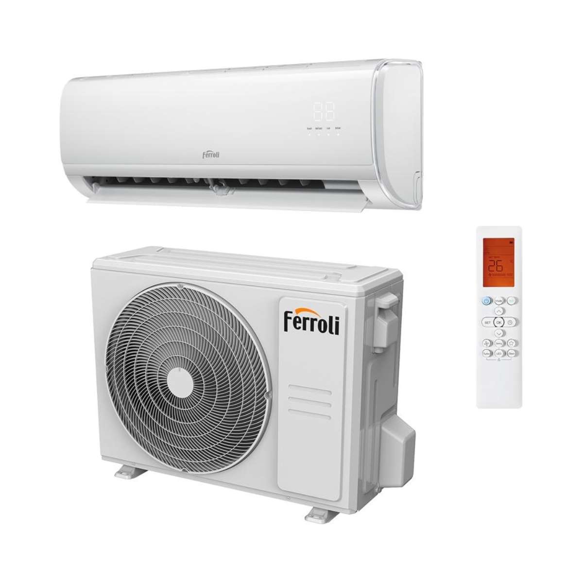 Ilmastointilaite wifi-yhteydellä Ferroli Giada S 9 2,77 kW 9000 BTU viitenumerolla 4B3970099 brändiltä FERROLI