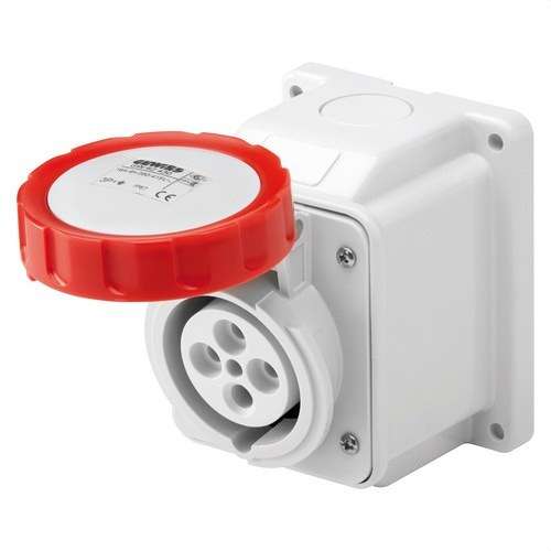 Kiinteä pinta-asennusjalusta 10º. IP67 3P+T 32A 400V 6H viitenumerolla GW62441 brändiltä GEWISS