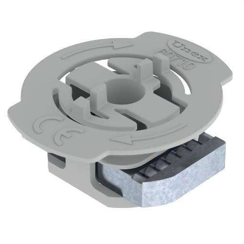 Unex M8 jousimutteri kiskoon viitenumerolla 60710-C6 brändiltä UNEX