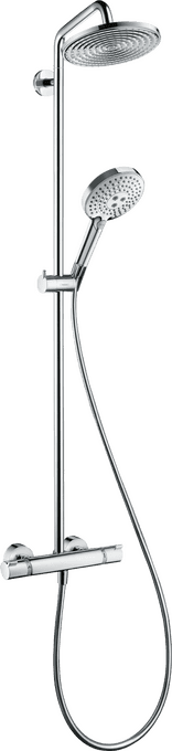 Termostaattinen suihkusarja Raindance S Showerpipe 240 kromi viitenumerolla 27115000 brändiltä HANSGROHE