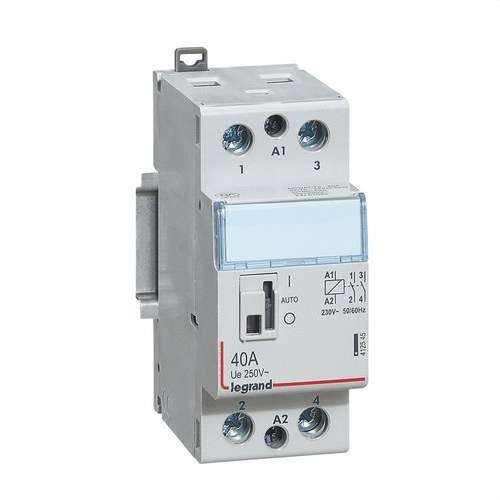 Kontaktori 40A 2NO 230V viitenumerolla 412545 brändiltä LEGRAND