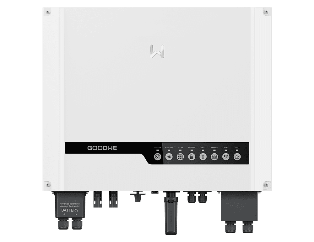 GoodWe ES GW5048D-ES yksivaiheinen hybridi aurinkoinvertteri 4,6 kW viitenumerolla GW5048D-ES brändiltä GOODWE