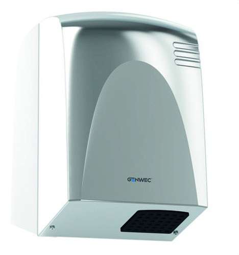 Elektroninen sensorikäsikuivain Wecflow kiillotettu ruostumaton teräs viitenumerolla GW01 14 04 02 brändiltä GENWEC