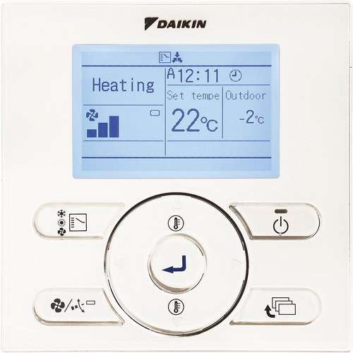 Daikinin johdollinen kaukosäädin ilmastointilaitteelle viitenumerolla BRC1E53A brändiltä DAIKIN