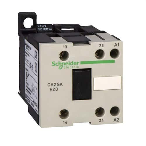 CA2-SKE-kontaktori 2 NO + 0 NC vaihto 10 A 220 V AC viitenumerolla CA2SKE20M7 brändiltä SCHNEIDER ELECTRIC