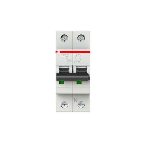 Magnetoterminen S201-C10NA 1P+N 10A Käyrä C 10kA viitenumerolla 2CDS251103R0104 brändiltä ABB