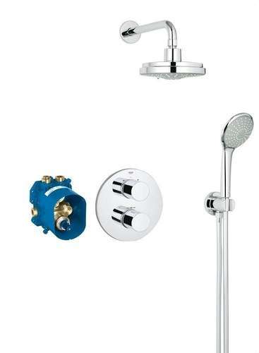 Täydellinen suihkusetti Grohtherm 3000 Cosmopolitan kromi viitenumerolla 34399000 brändiltä GROHE