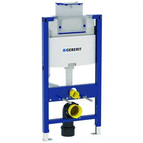 Geberit Duofix -kehys seinä-wc:lle 98 cm, upotettu Omega-säiliö 12 cm viitenumerolla 111.030.00.2 brändiltä GEBERIT