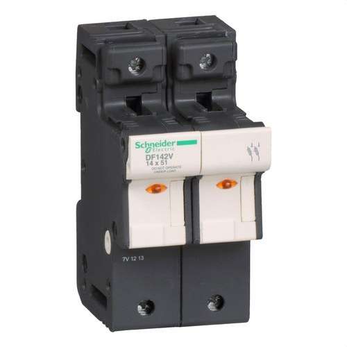 2P 50A 14X51MM sulakepesä viitenumerolla DF142V brändiltä SCHNEIDER ELECTRIC