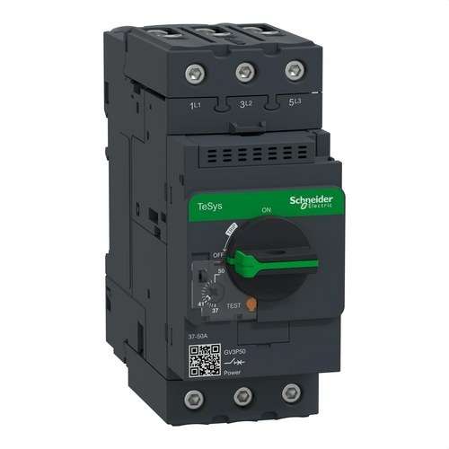 Moottorin magneettinen katkaisija GV3 37/50A viitenumerolla GV3P50 brändiltä SCHNEIDER ELECTRIC