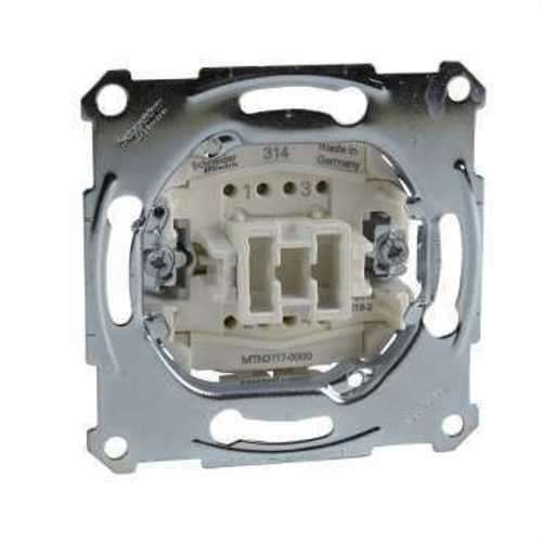 Ristikytkin 10A 250V yhteensopiva Elegance ja D-Life kanssa viitenumerolla MTN3117-0000 brändiltä SCHNEIDER ELECTRIC