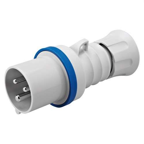 Siirrettävä pistoke IP44 2P+T 32A 230V 6H viitenumerolla GW60015H brändiltä GEWISS