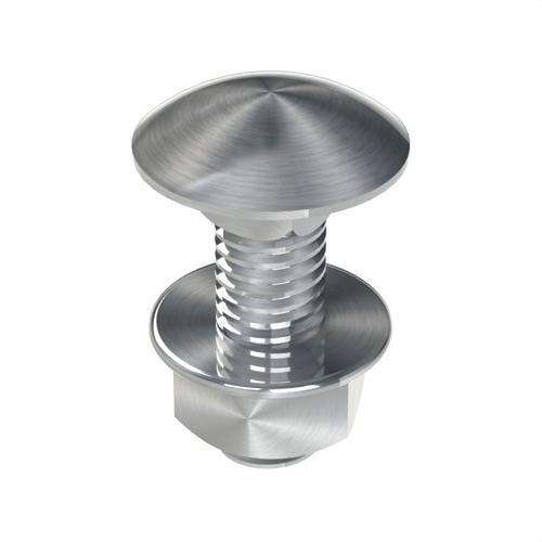 DIN 603 pultti mutterilla M8X25 AISI 316 viitenumerolla 66839-A4 brändiltä UNEX