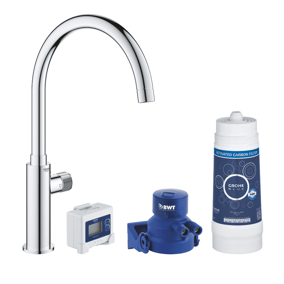 Aloituspakkaus - Grohe Blue yksivipuinen keittiöhana viitenumerolla 30387000 brändiltä GROHE