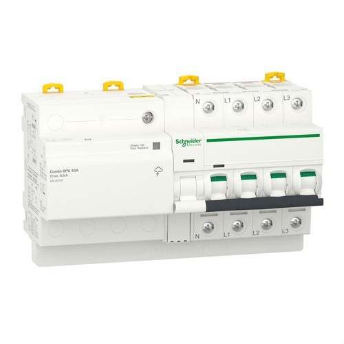 Acti9 Combi SPU 3P + N 50 A - Katkaisija ylijännitesuojalla viitenumerolla A9L20750 brändiltä SCHNEIDER ELECTRIC
