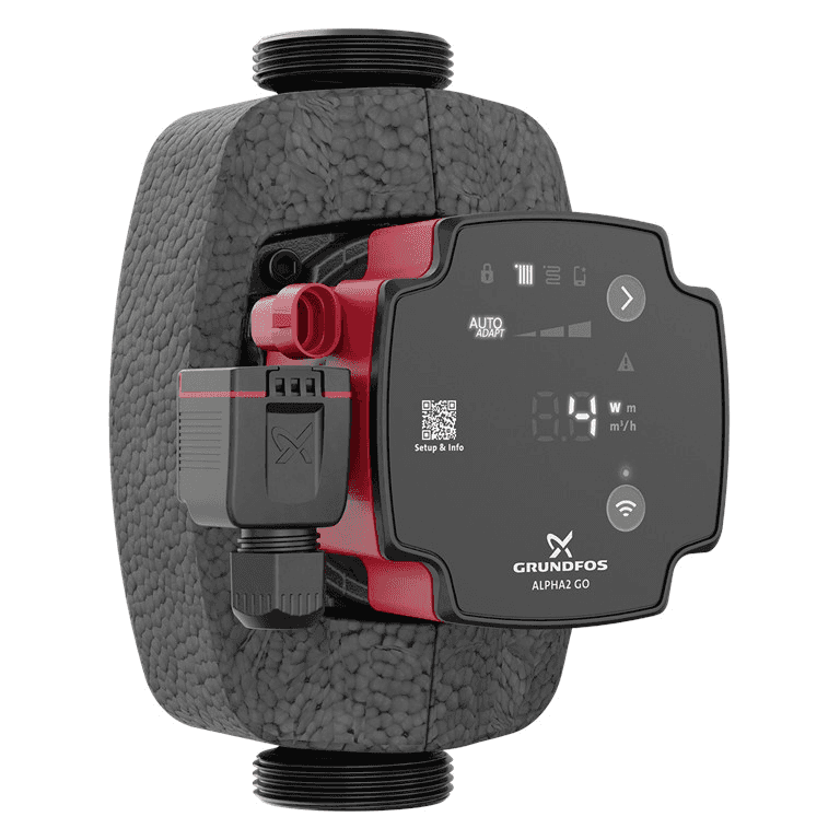 Grundfos ALPHA2 GO 25-75 180 kiertovesipumppu viitenumerolla 93074276 brändiltä GRUNDFOS