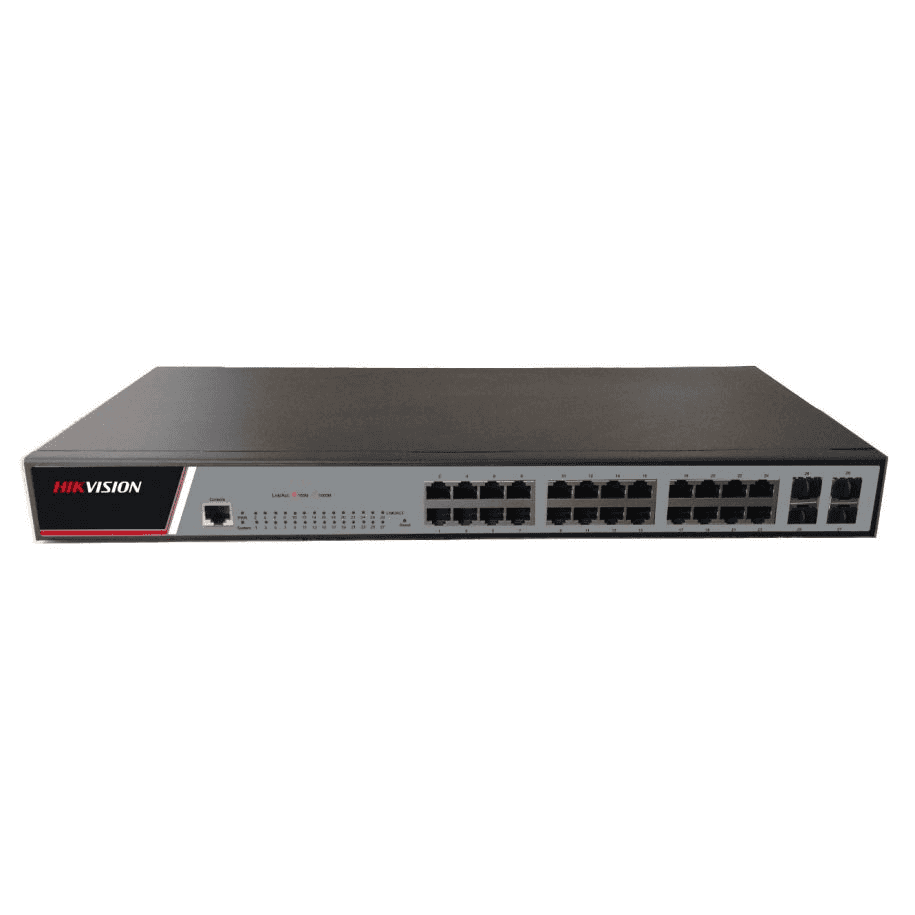 Hallitseva 28-porttinen Hikvision Gigabit -kytkin DS-3E2528 viitenumerolla DS-3E2528 brändiltä HIKVISION