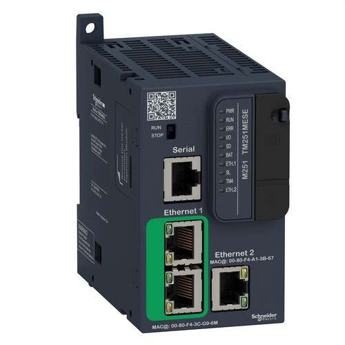 Modicon M251 logiikkaohjain 2 x Ethernet viitenumerolla TM251MESE brändiltä SCHNEIDER ELECTRIC