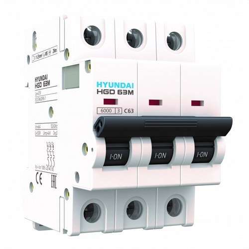 MCB STD 1P+N 40A Curve C Curve C 6kA with reference HGD63-MN1040C from the brand HYUNDAI