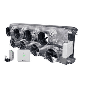 Airzone Easyzone 25 Wi-Fi Standard + VMC AZC25FUJST01L8 moottoroitu plenum Fujitsu – 8 lähtöä Ø200 mm (suuri kapasiteetti) viitenumerolla AZC25FUJST01L8 brändiltä AIRZONE