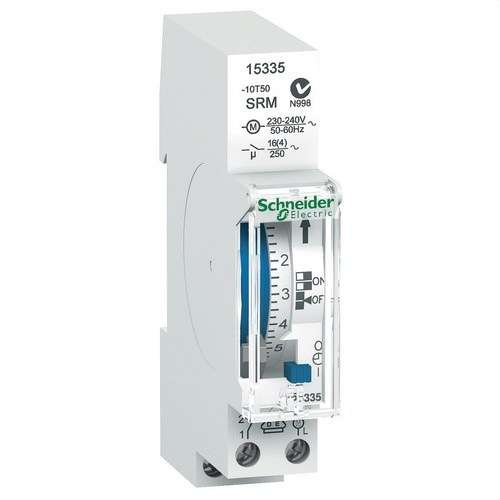 Analoginen ajastinkytkin IH 24H 1 moduulilla SRM 1C-16A viitenumerolla 15335 brändiltä SCHNEIDER ELECTRIC