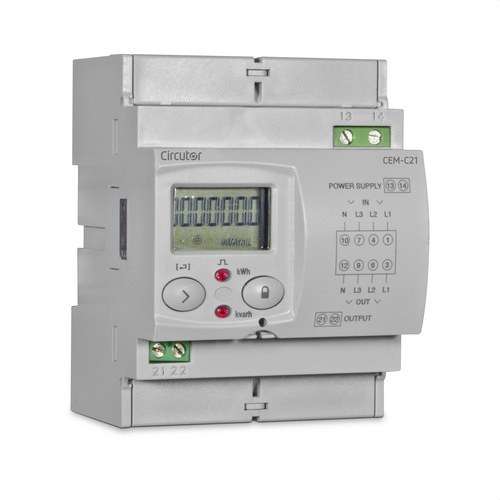 Kolmivaiheinen energiamittari suoraan Circutor CEM-C21-T1 viitenumerolla Q22411. brändiltä CIRCUTOR