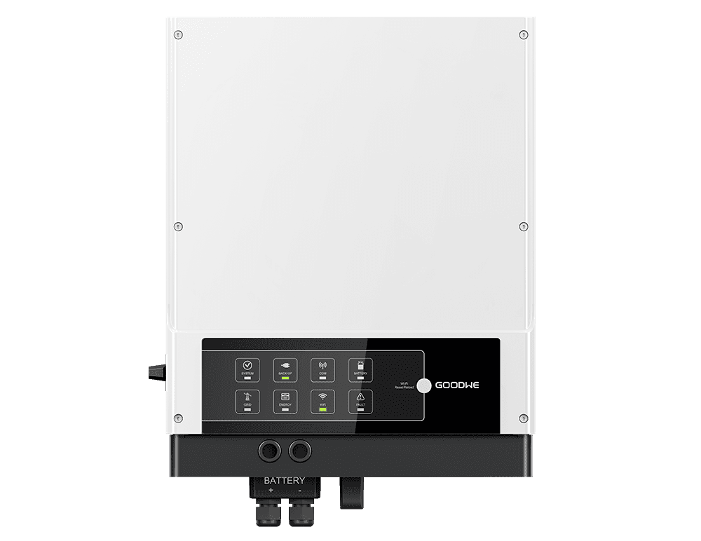 3,9 kW:n yksivaiheinen hybridiaurinkoinvertteri GoodWe EM GW3048-EM viitenumerolla GW3048-EM brändiltä GOODWE
