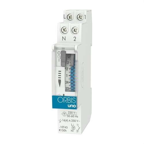 Analoginen ajastinkytkin UNO QRD 230V viitenumerolla OB400232 brändiltä ORBIS