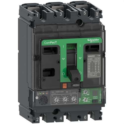 ComPacT NSX160N -katkaisija 50kA AC 3P3R 160A Micrologic 4.2 viitenumerolla C16N34V160 brändiltä SCHNEIDER ELECTRIC