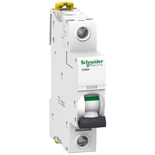 Acti9 iC60N 1P 6A johdonsuojakatkaisija viitenumerolla A9F79106 brändiltä SCHNEIDER ELECTRIC