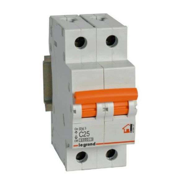 Automaattikatkaisija RX³ - 2P - 230/400V~ - 25A - C-käyrä viitenumerolla 419937 brändiltä LEGRAND