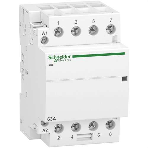 Modulaarinen kontaktori Acti9 iCT 63A 4P 4NA viitenumerolla A9C20864 brändiltä SCHNEIDER ELECTRIC