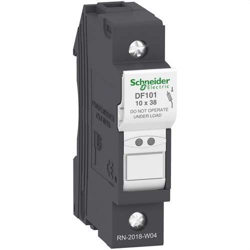 Sulakepesä ilman merkkivaloa 1P 32A sulake 10X38 viitenumerolla DF101 brändiltä SCHNEIDER ELECTRIC