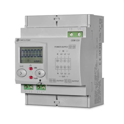 Kolmivaiheinen suora energiamittari viestinnällä CEM-C21-485-T1 viitenumerolla Q22421. brändiltä CIRCUTOR