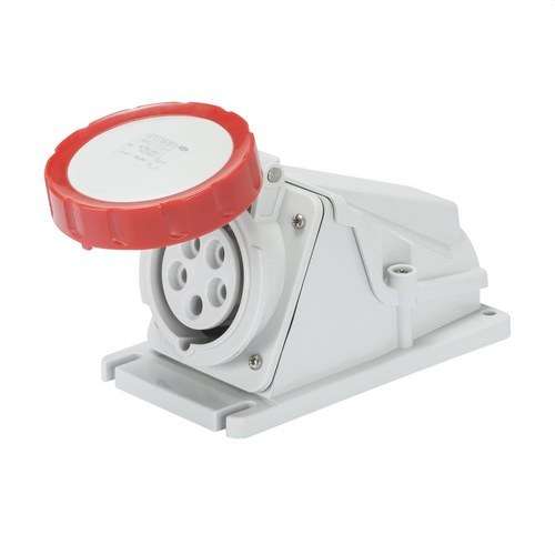 Kiinteä pinta-asennusjalusta 90º. IP67 3P+N+T 16A 400V viitenumerolla GW62505 brändiltä GEWISS
