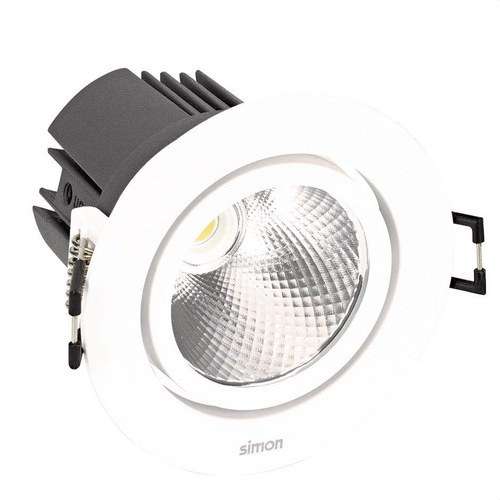 Downlight LED 703.23 Säädettävä Pyöreä 4000K SPOT valkoinen viitenumerolla 70323030-284 brändiltä SIMON