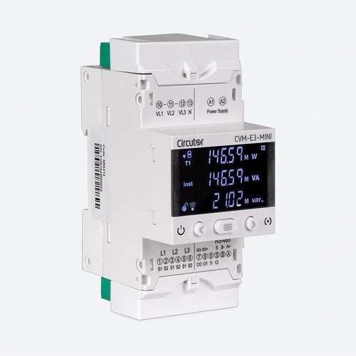 Kolmivaiheverkkoanalysaattori Circutor CVM-E3-MINI-MC-485-IC viitenumerolla M56424. brändiltä CIRCUTOR