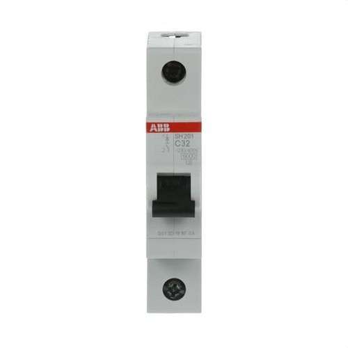 Magnetoterminen SH201-C32 1P 32A Käyrä C Käyrä C 6kA viitenumerolla 2CDS211001R0324 brändiltä ABB