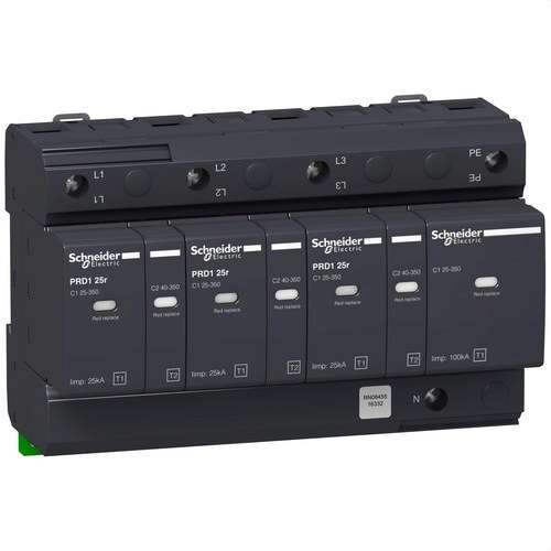Ylijännitesuoja PRD1 25r 3P+N viitenumerolla 16332 brändiltä SCHNEIDER ELECTRIC