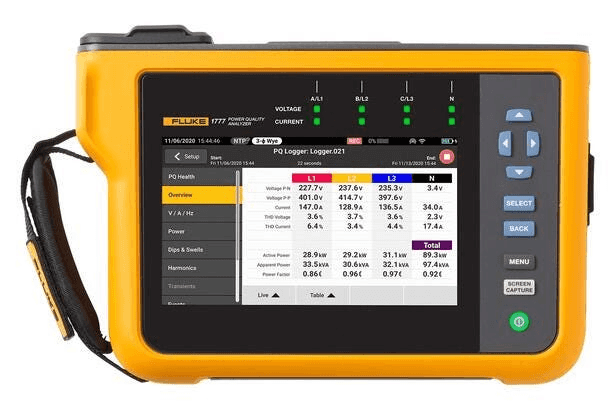 Fluke 1777 sähkölaadun analysaattori viitenumerolla 5126630 brändiltä FLUKE