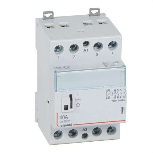 Kontaktori 40A 4NO 230V viitenumerolla 412553 brändiltä LEGRAND