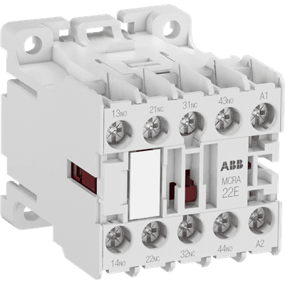 Mini ABB-kontaktorirele 50 Hz 415-440 V MCRA022ATW viitenumerolla 1SAH102053R9900 brändiltä ABB