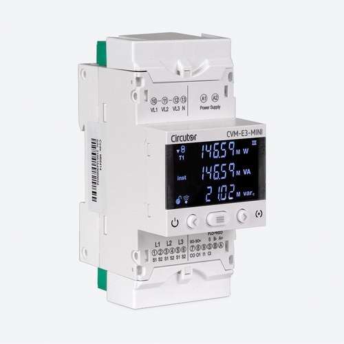 Kolmivaiheinen verkkoanalysaattori Circutor CVM-E3-MINI-ITF-485-IC viitenumerolla M56414. brändiltä CIRCUTOR