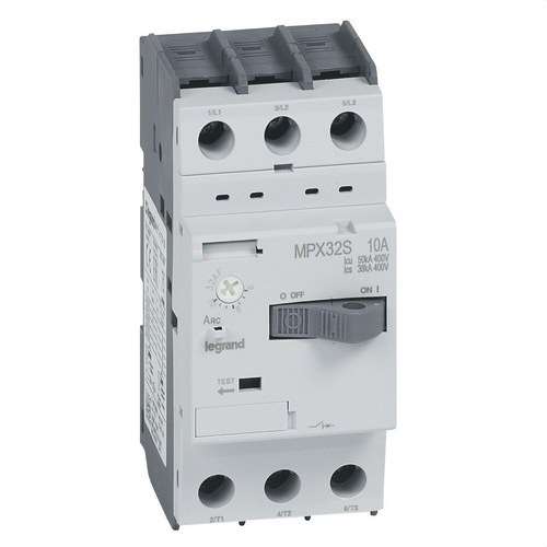 Moottorinsuojakytkin MPX 32S 6-10A viitenumerolla 417310 brändiltä LEGRAND