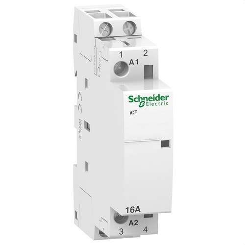 Modulaarinen kontaktori Acti9 iCT 16A 2 P 2 NA 230/240V AC viitenumerolla A9C22712 brändiltä SCHNEIDER ELECTRIC