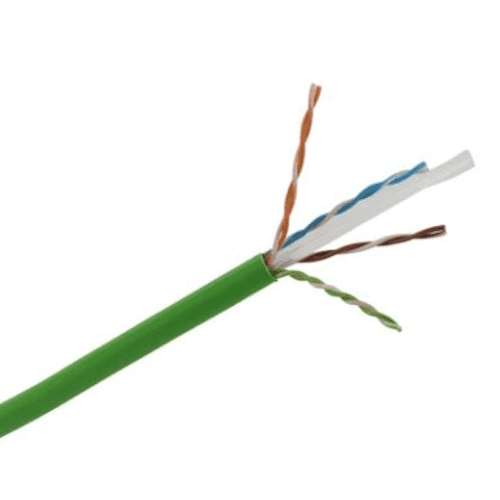 Ethernet-verkkokaapeli CAT6 U/UTP 450/24 4P LSZH CPR-Dca vihreä - 305 metrin laatikko viitenumerolla 980871 brändiltä CORNING