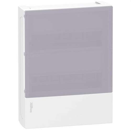 MINI PRAGMA pinta-asennettava jakelukotelo 24 moduulia, savulasinen ovi viitenumerolla MIP10212T brändiltä SCHNEIDER ELECTRIC