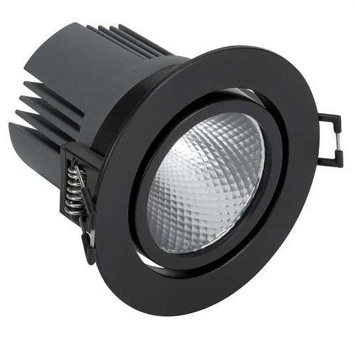 Downlight LED 703.23 Säädettävä Pyöreä 2700K SPOT DALI musta viitenumerolla 70323338-282 brändiltä SIMON